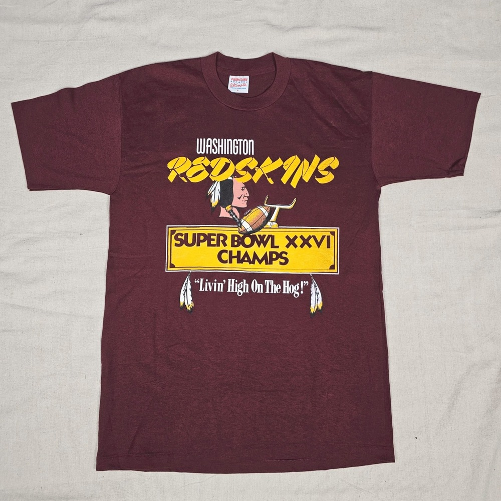 Printline Apparel Washington Redskins Super Bowl XXVI Champs Shirt LARGE SS USA